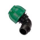 Gyorscsatlakozó külső menetes 90°-os PP 25mm 3/4"