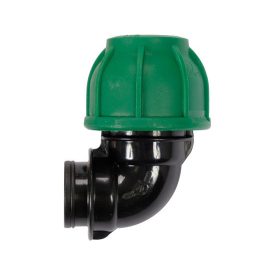 Gyorscsatlakozó belső menetes 90°-os PP 25mm 1/2"