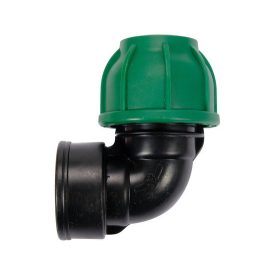 Gyorscsatlakozó belső menetes 90°-os PP 25mm 1"