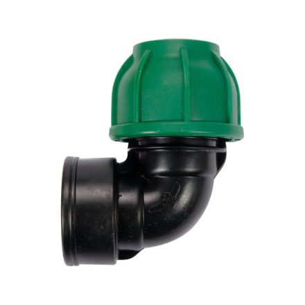 Gyorscsatlakozó belső menetes 90°-os PP 25mm 1"