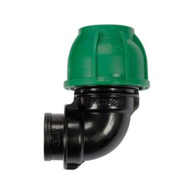 Gyorscsatlakozó belső menetes 90°-os PP GW 32mm 3/4"