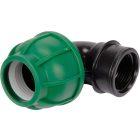 Gyorscsatlakozó belső menetes 90°-os PP GW 25mm 1"