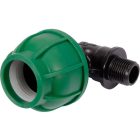 Gyorscsatlakozó külső menetes 90°-os PP GZ 32mm 1/2"