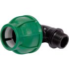 Gyorscsatlakozó külső menetes 90°-os PP GZ 32mm 3/4"