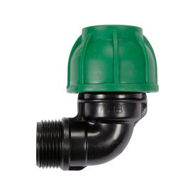 Gyorscsatlakozó külső menetes 90°-os PP GZ 32mm 1"