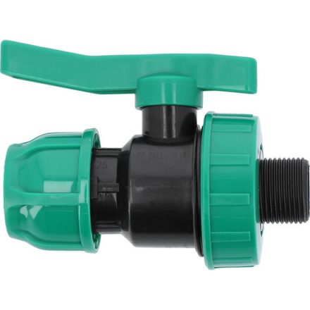 Golyóscsap külső menetes 25mm x 3/4" PP