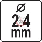 Damil 2,4mm 10m (kör)