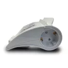 Technik Professional Elosztó Asztali 5 utas 1,5m kábel + 2 USB + kapcsoló 16A