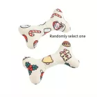 Tartós plüss csont alakú csipogó kutyajáték