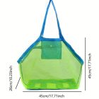 Nagy kapacitású hálós strandtáska