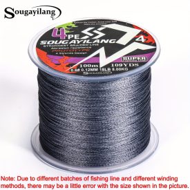   Sougayilang 100M 4 szálas PE fonott horgászzsinór – erős és tartós a maximális fogásért