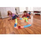 Autópálya játék világító autóval