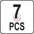 Torx kulcs készlet 7 részes, biztonsági(furatos)