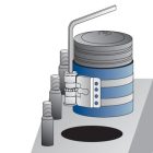 Dugattyúgyűrű összehúzó (90-175 mm) H=150mm