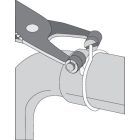 Vízcsőbilincs fogó 215 mm 45°