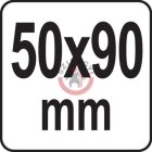 Vizsgáló tükör,teleszkópos nyéllel 50x90