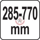 Vizsgáló tükör,teleszkópos nyéllel 50x90