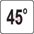 Sablon mágnes 11.5kg, 82*120*13mm, 45°, 90°, 135°