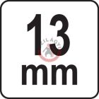 Hatlap behajtó 13mm