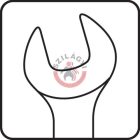 Racsnis csillag-villáskulcs irányváltós 13mm