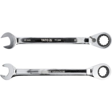 Racsnis csillag-villáskulcs irányváltós 22mm