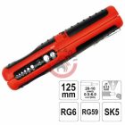 Blankoló fogó 125mm 0.5-6.0mm2 kábelcsupaszító