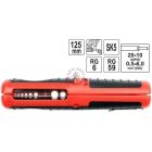 Blankoló fogó 125mm 0.5-6.0mm2 kábelcsupaszító