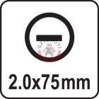 Csavarhúzó LAPOS 2x75mm