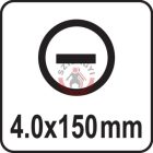 Csavarhúzó LAPOS 4x150mm