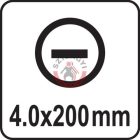 Csavarhúzó LAPOS 4x200mm