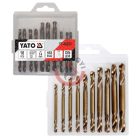 Kétoldalas fúrószár készlet  3.0-6.0 mm 10 részes