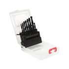 Csigafúró készlet 19 részes HSS 1-10mm