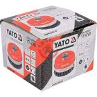 Fazékkefe acél csavart 100mm M14