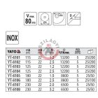 Fém vágótárcsa 230x2x22mm