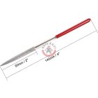 Gyémánt tűreszelő 3x140x50mm félkör