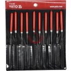 Tűreszelő készlet fémhez 5x180x85mm 10 részes