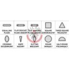 Tűreszelő készlet fémhez 5x180x85mm 10 részes