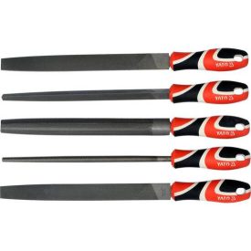   Lakatos reszelő készlet 5 részes 250mm #1-2 (lapos, félkör,kör, háromszög)