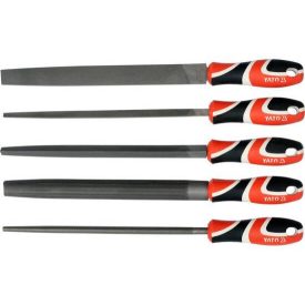   Lakatos reszelő készlet 5 részes 250mm #3 (kör, lapos, háromszög, félkör, négyz)