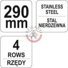 Drótkefe 290mm 4 soros