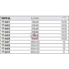 Asztalos szorító 80x450mm