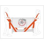 Bútorszállító heveder 80mm x 2800mm 4 részes