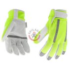 Munkavédelmi kesztyű, sárga fényvisszaverő 10-es
