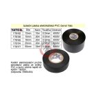 Szigetelőszalag fekete 15mmx0.13mm 20m