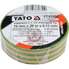 Szigetelőszalag zöld-sárga 19mmx0.13mm 20m