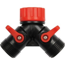 Y csatlakozó 1/2" műanyag, csapos