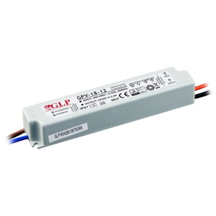 Hermetikus feszültségű LED tápegység GPV 20-12 IP67 2A 24W 12V GLP