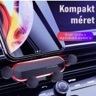 Autós telefontartó szellőzőrácsra- Gravitációs (nyújtott kialakítás)
