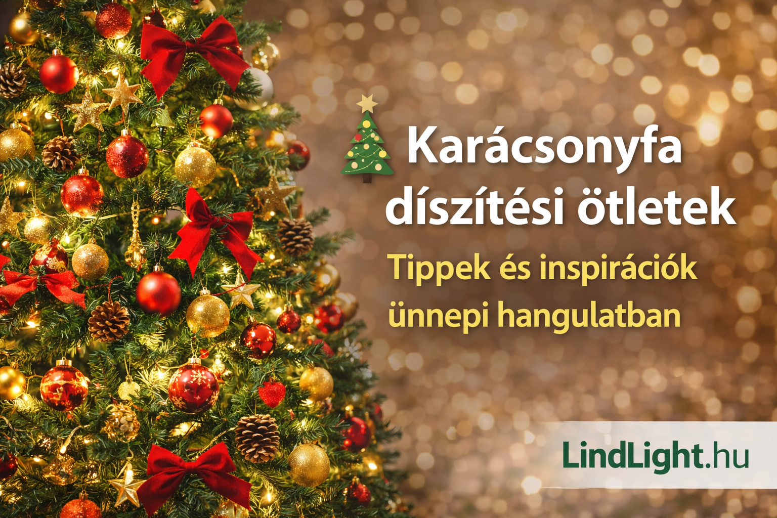 Karácsonyfa díszítési ötletek – Így varázsold ünnepivé az otthonod