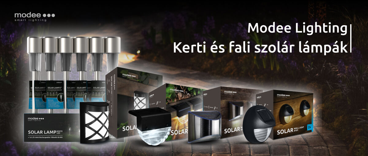 Tedd hangulatossá a nyári estéket a Modee szolár lámpáival!